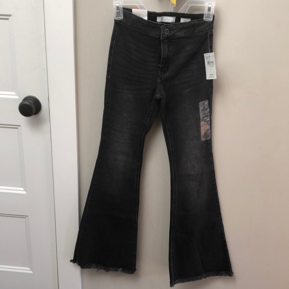 KanCan Girls Jeans Hi Rise Slim Flare 10